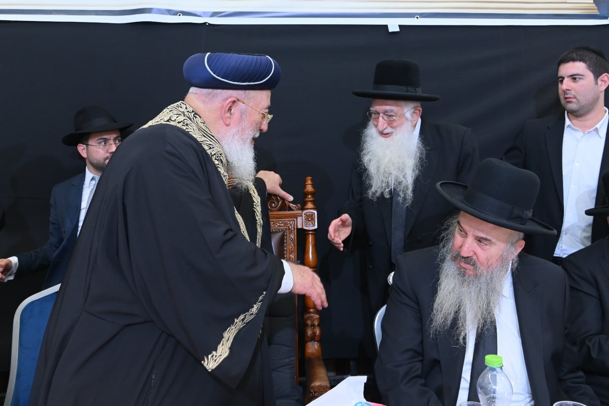 תיעוד: הקבלת פני רבו לראשון לציון הגרש"מ עמאר