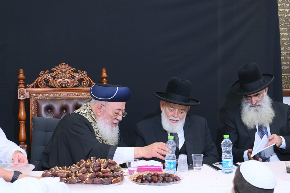 תיעוד: הקבלת פני רבו לראשון לציון הגרש"מ עמאר