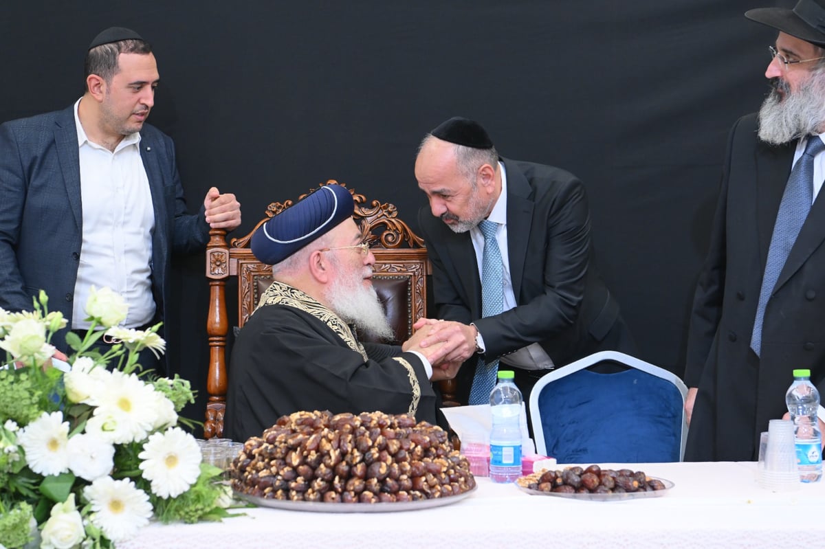 תיעוד: הקבלת פני רבו לראשון לציון הגרש"מ עמאר