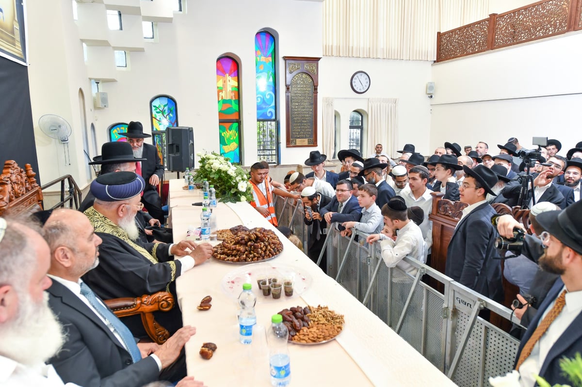 תיעוד: הקבלת פני רבו לראשון לציון הגרש"מ עמאר