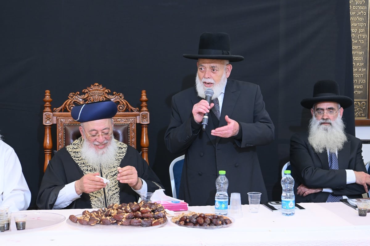 תיעוד: הקבלת פני רבו לראשון לציון הגרש"מ עמאר