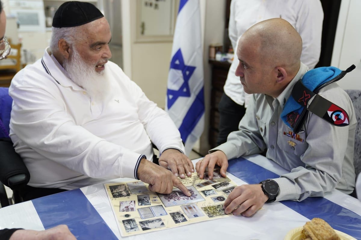 קצין תותחנים ראשי הגיע לבני ברק להוקיר את פצוע צה"ל 