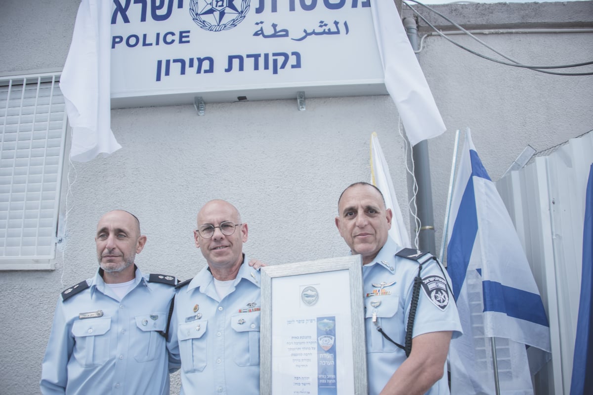 לטובת העולים למירון: הוקמה נקודת משטרה חדשה בהר