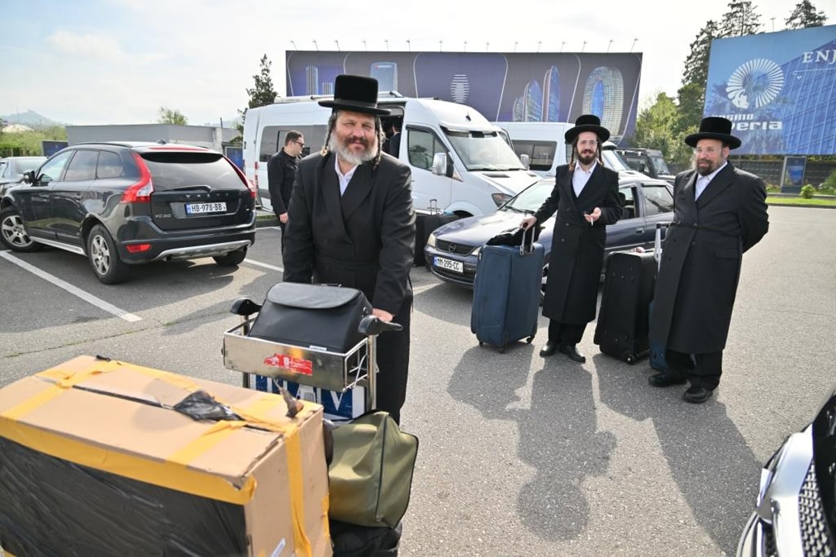 עשרות תורמים בשבת מרוממת עם הרבי מויז'ניץ בגיאורגיה | צפו