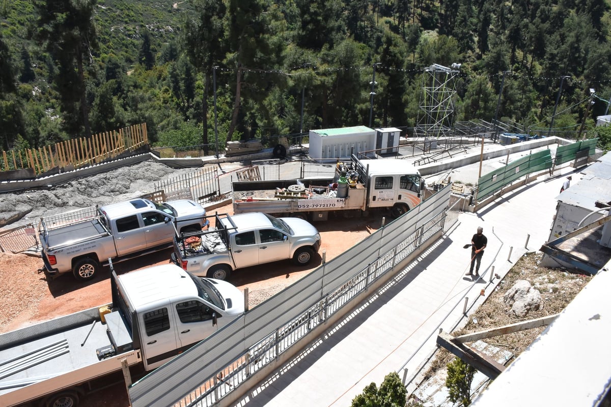 שבוע להילולה: יהודה פרקוביץ תיעד את ההכנות במירון