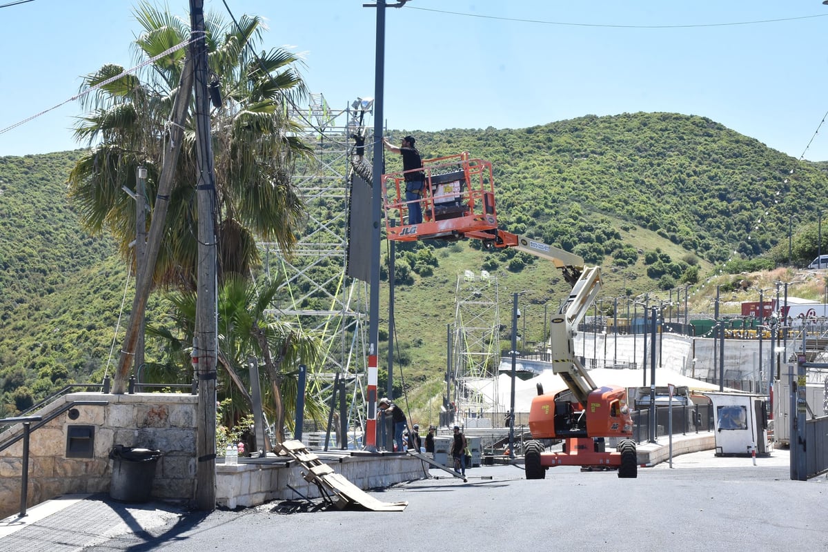 שבוע להילולה: יהודה פרקוביץ תיעד את ההכנות במירון