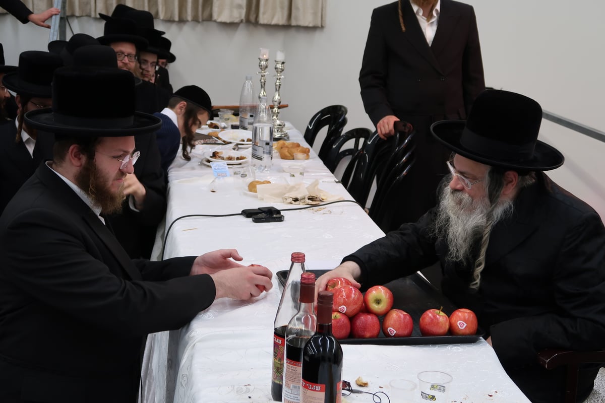 האדמו"ר מטאלנא ערך טיש יארצייט לזקנו | תיעוד