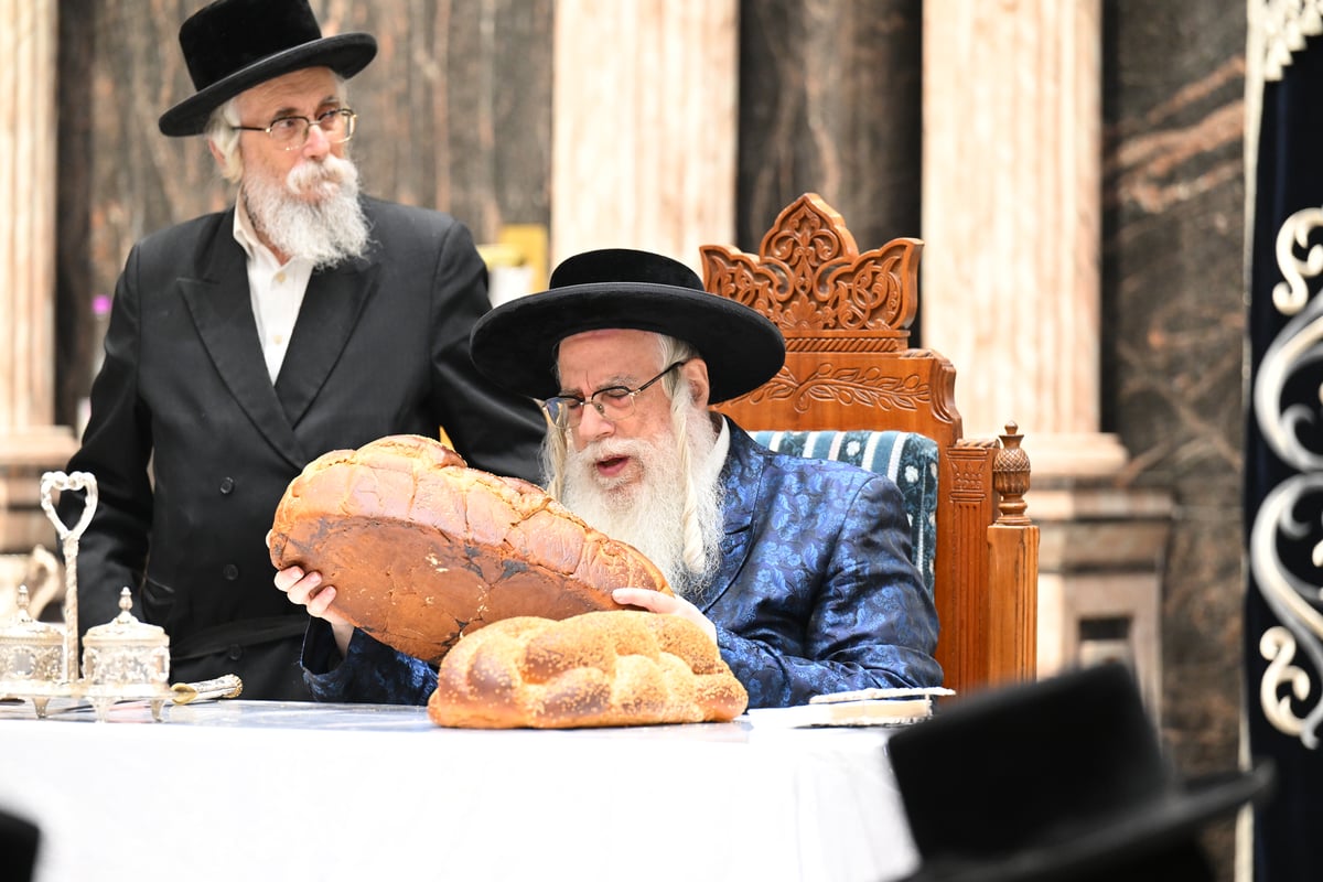 מדורה, ריקוד וחלאקה | ל"ג בעומר בחצר הקודש צאנז