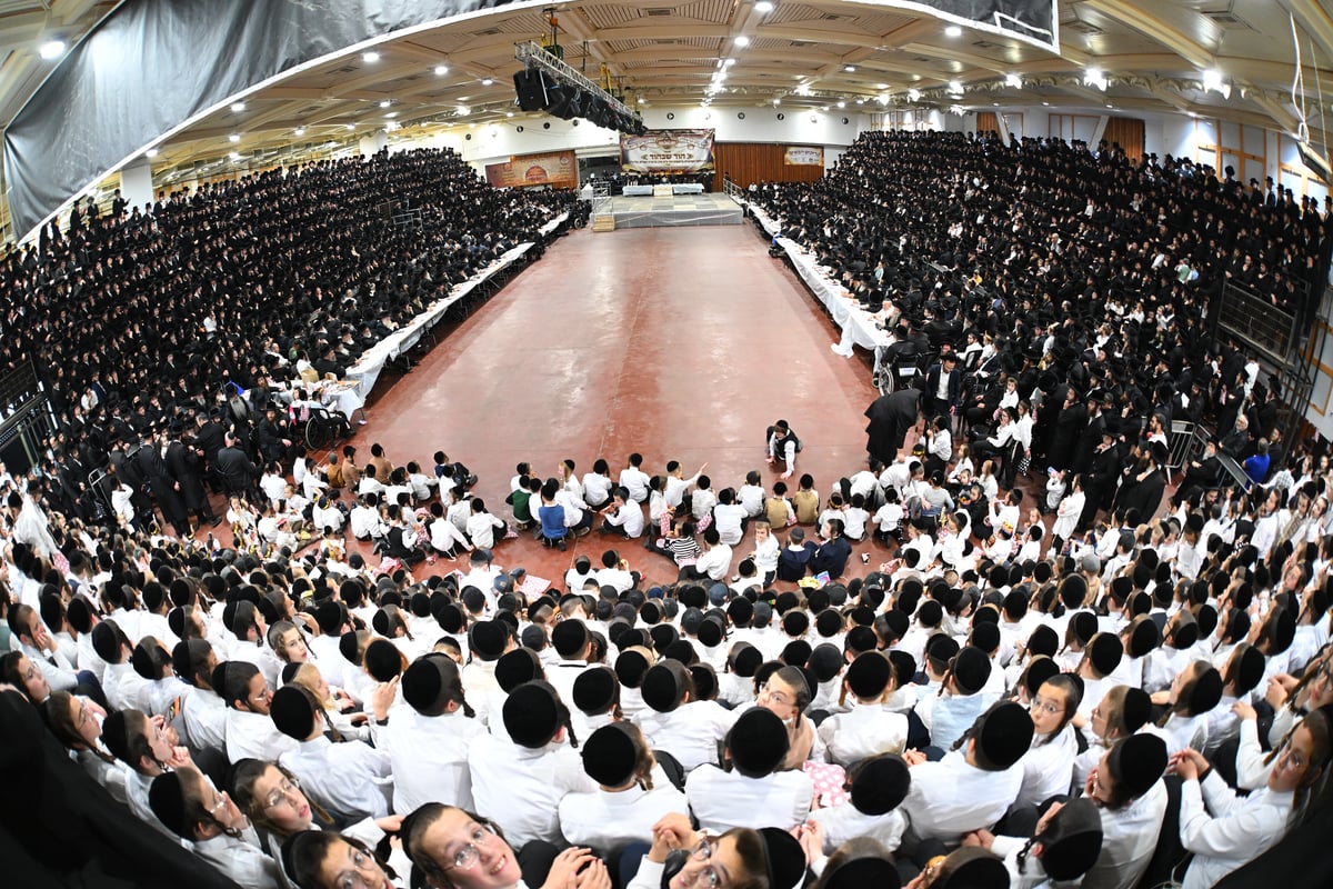 מדורה, ריקוד וחלאקה | ל"ג בעומר בחצר הקודש צאנז