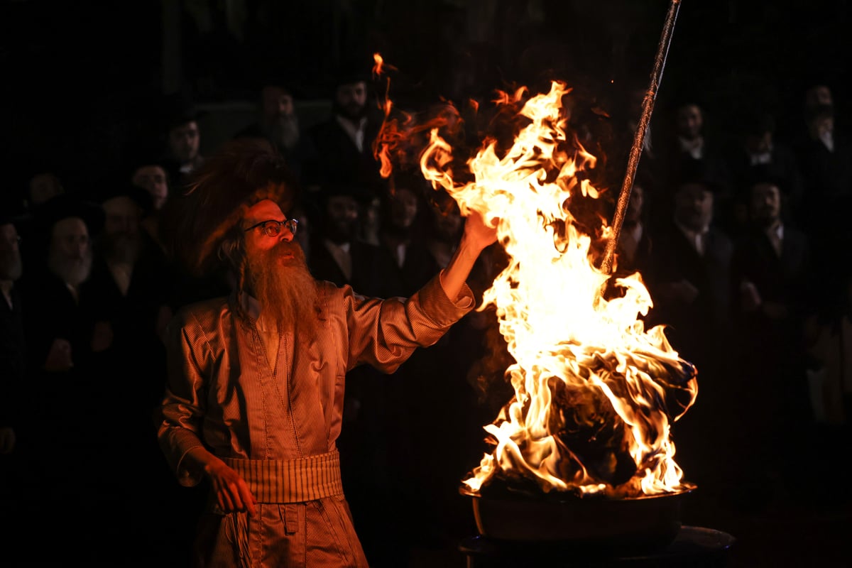 ההדלקה של המשפיע רבי נחמן בידרמן במירון | גלריה