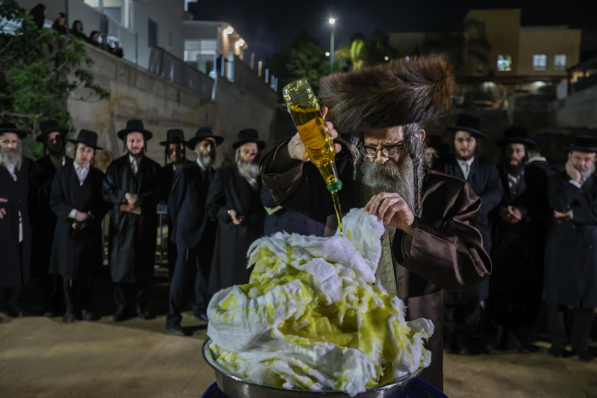 ההדלקה של המשפיע רבי נחמן בידרמן במירון | גלריה