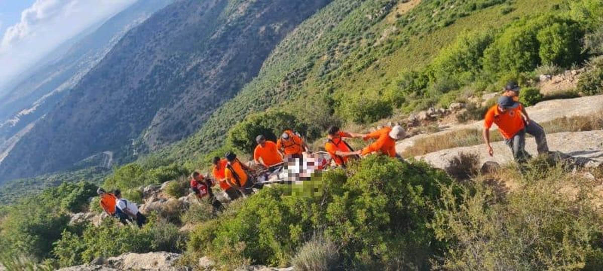 המטיילת נחבלה ברגל במסלול וחולצה באלונקה ייעודית | צפו