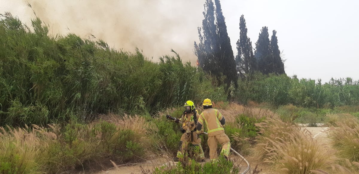 שריפת הענק ליד פתח תקווה: הושגה שליטה בלהבות