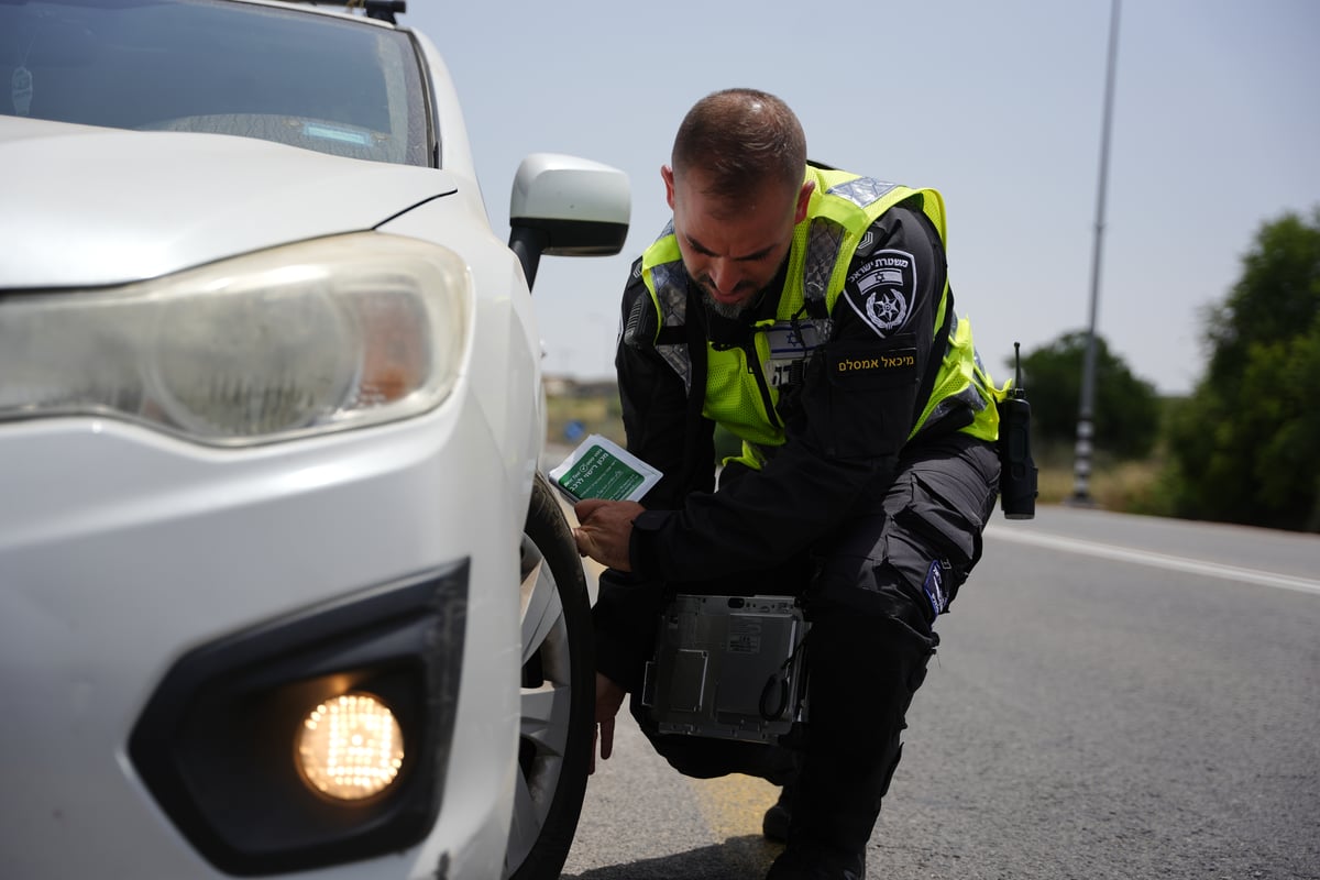 אכיפה מוגברת בכבישי הדרום: 56 כלי רכב הורדו מהכביש