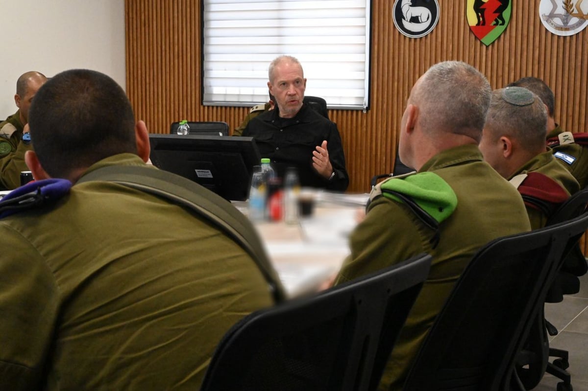 השר יואב גלנט: "היעד שאנו נערכים אליו - מורכב, קשה ומשמעותי"