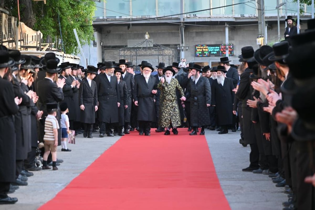 ויז'ניץ חגגה את בואו של הנגיד ר' חיים שטרן | תיעוד נרחב