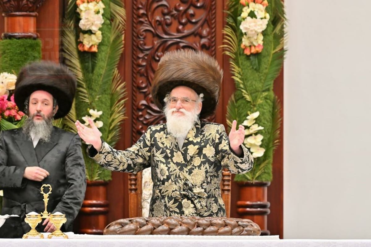 חג מתן תורה בחצר הקודש ויז'ניץ | צפו בתיעוד