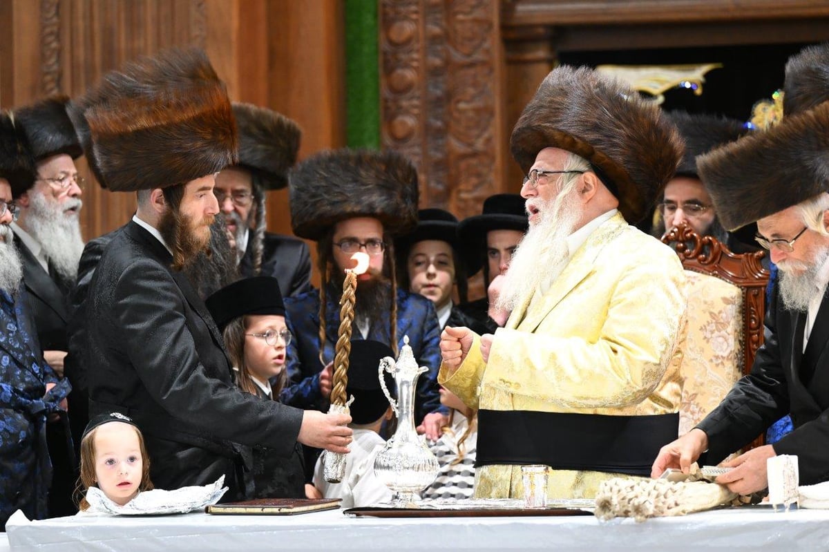 צפו בתיעוד: חג השבועות בחצר הקודש צאנז