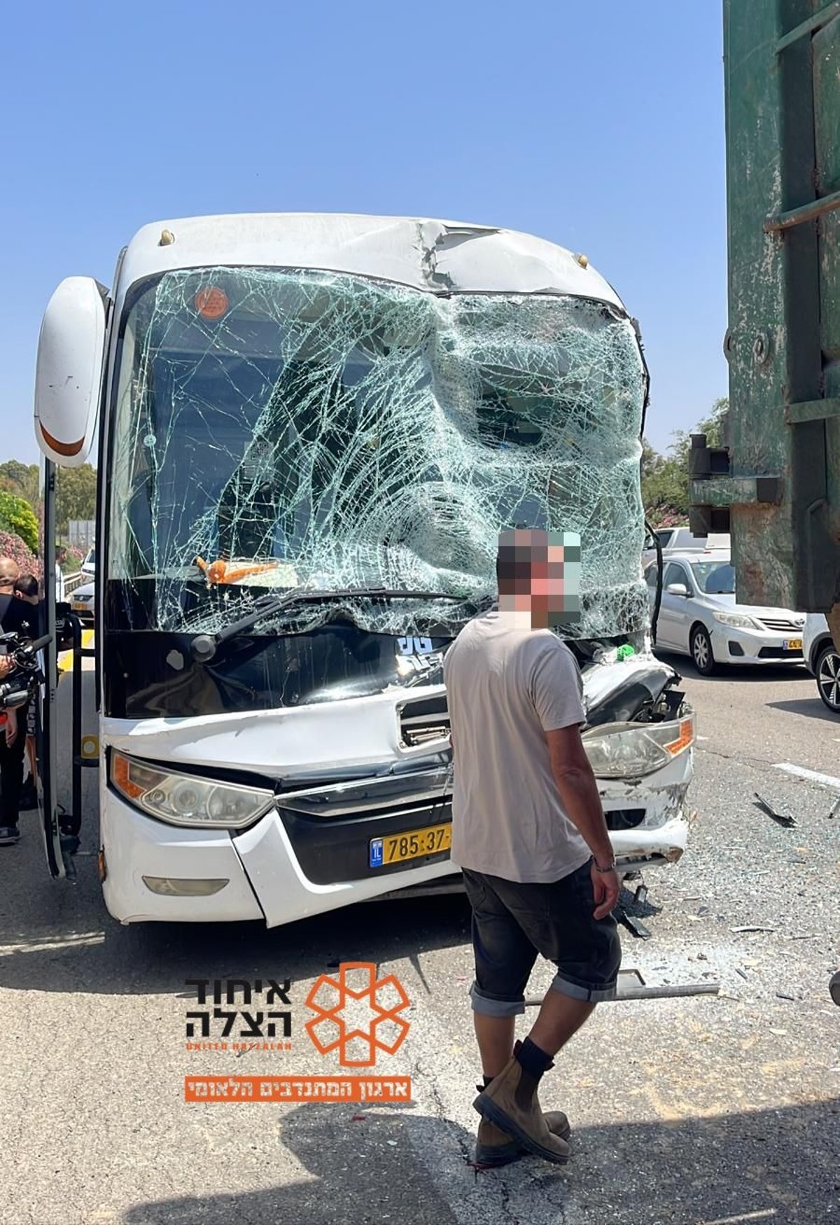 האוטובוס שנפגע