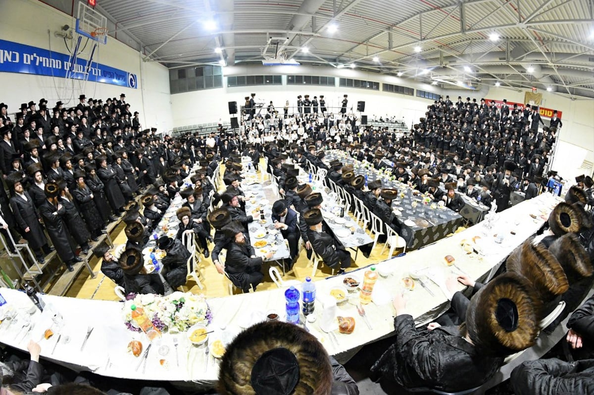 תיעוד מביתר עילית: חנוכת ביהמ"ד דחסידי קרעטשניף