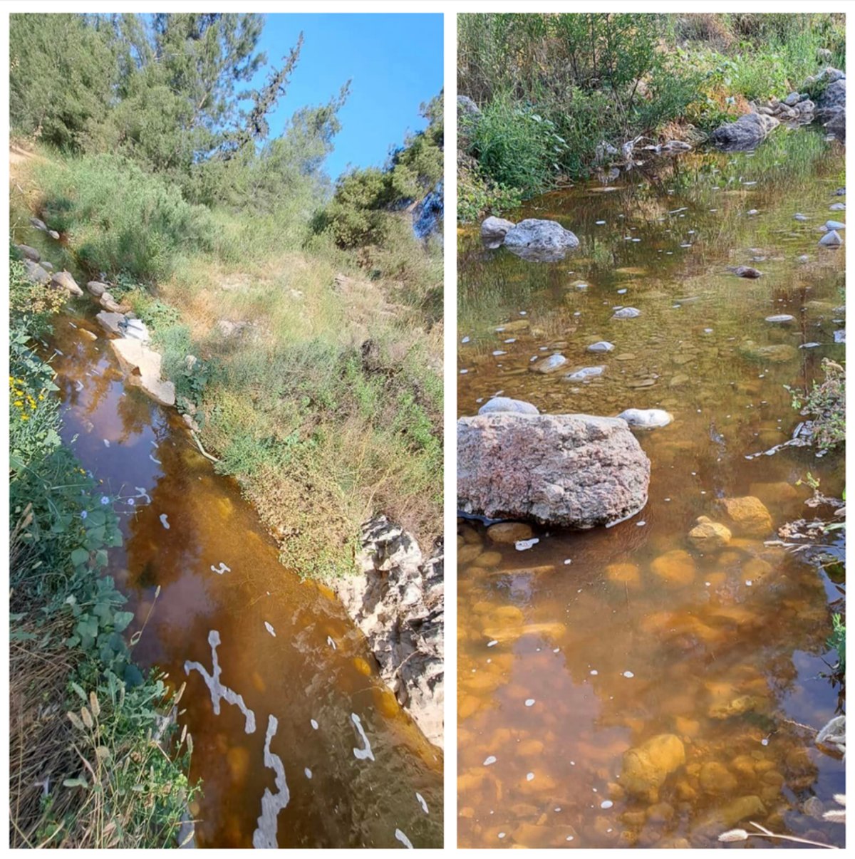 עשרות קילומטרים של ביוב מסריח