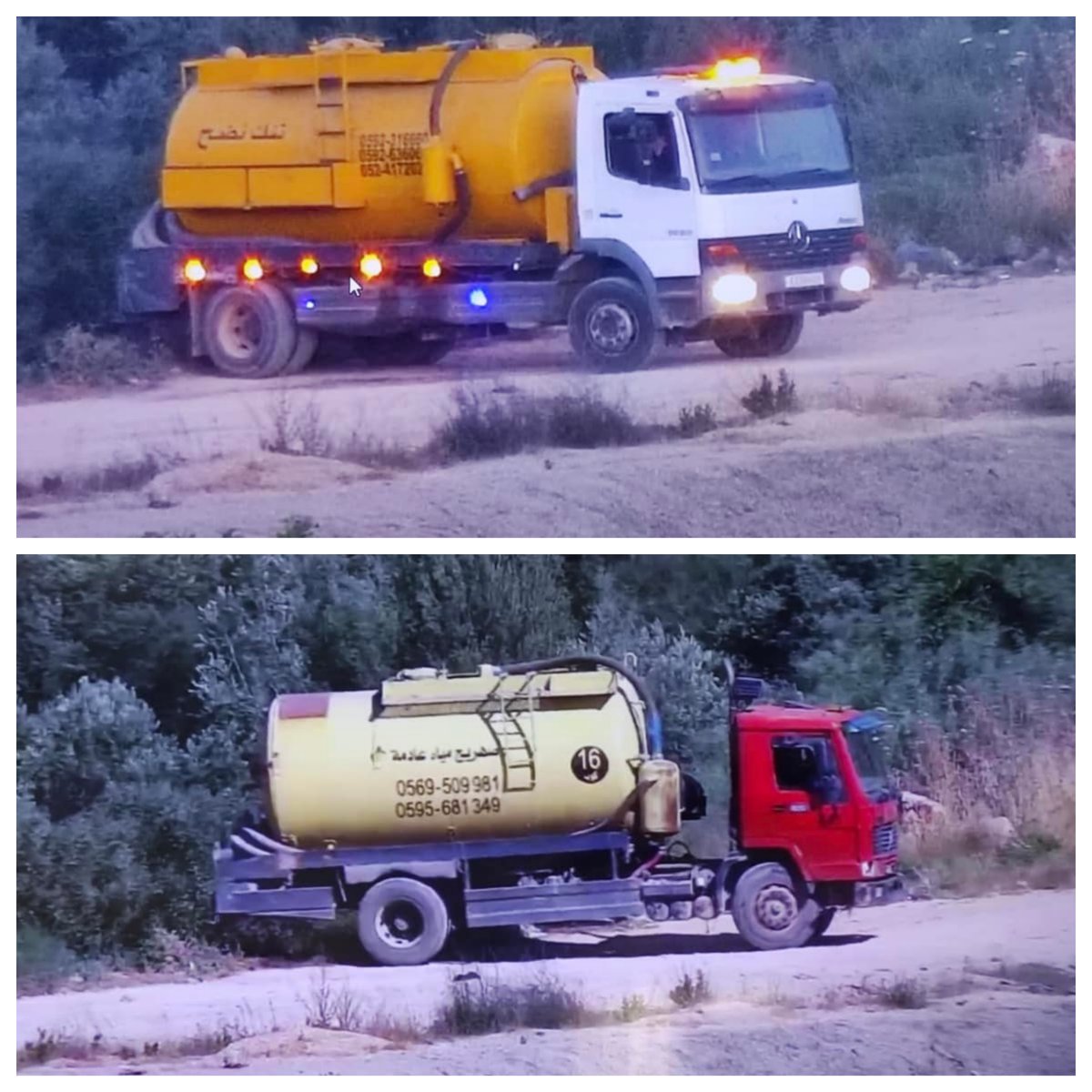 בנוסף לנחל הזורם, יש ביוביות המגיעות לשפוך חומר אורגני טרי וריחני