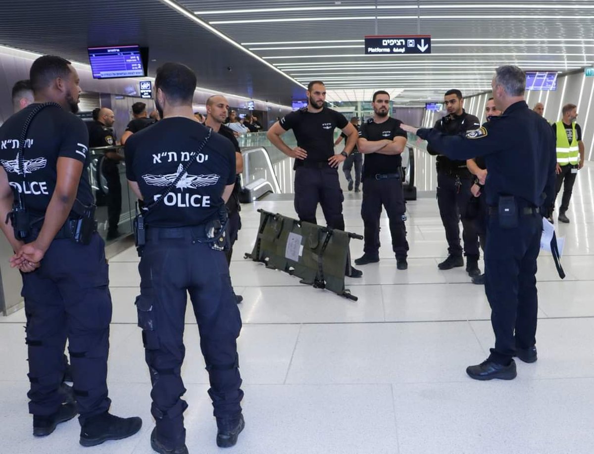 "נשמע פיצוץ עז" | כך תרגלו פינוי פצועים מהרכבת הקלה 