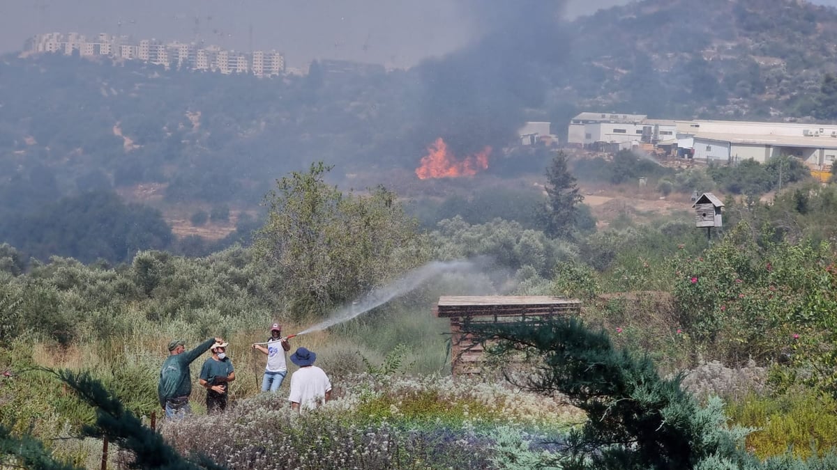 הושגה שליטה בשריפה בהרי ירושלים סמוך לקיבוץ צובה | תיעוד