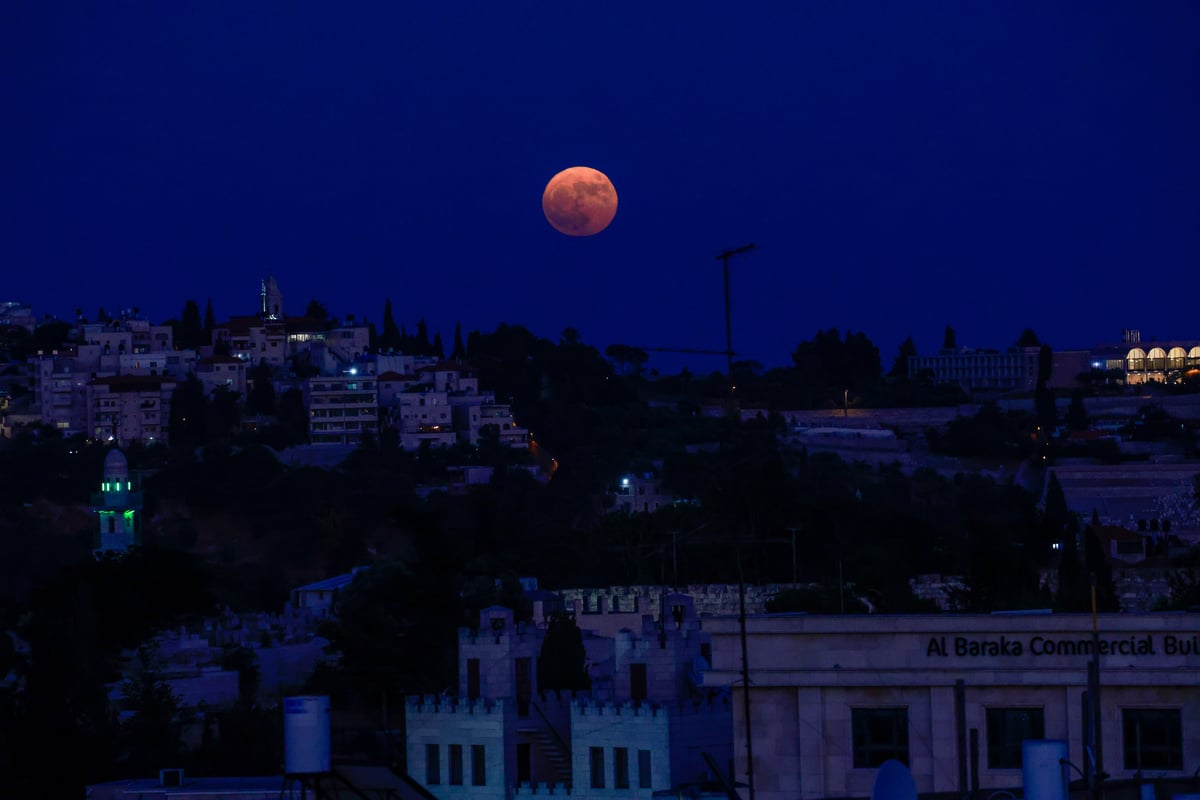 הירח המלא מעל ירושלים, הלילה