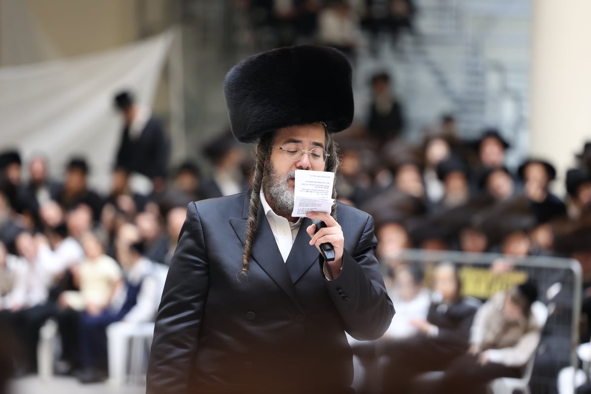 תיעוד ענק: אלפים בחתונת בן המשפיע רבי מיילך בידרמן