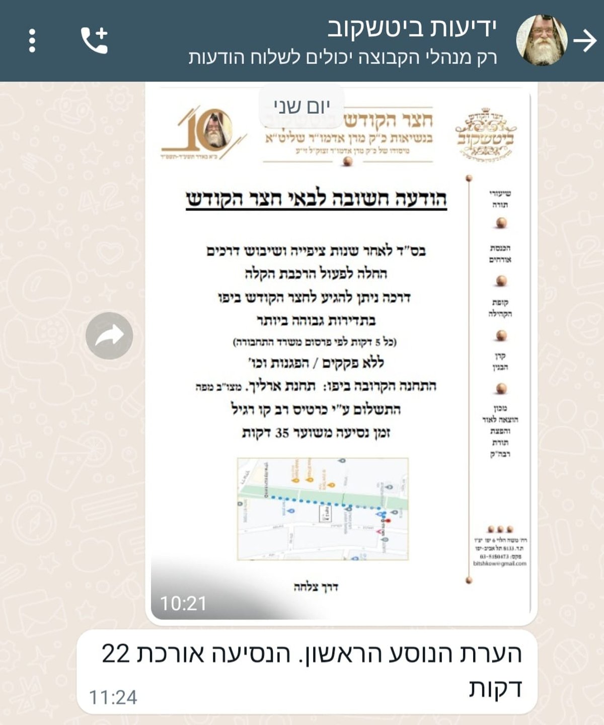 הרכבת הקלה באה לגוש דן - ואיתה ההתרגשות בקהילות החסידיות בתל אביב - יפו