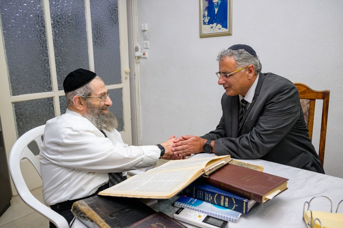 מנכ"ל כללית התברך אצל גדולי הרבנים שחיזקו את פעילותו