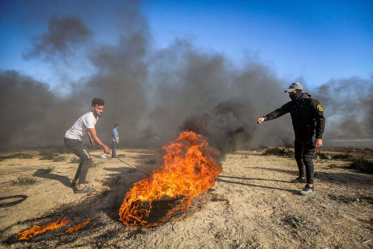 ההתפרעויות בגבול עזה, היום