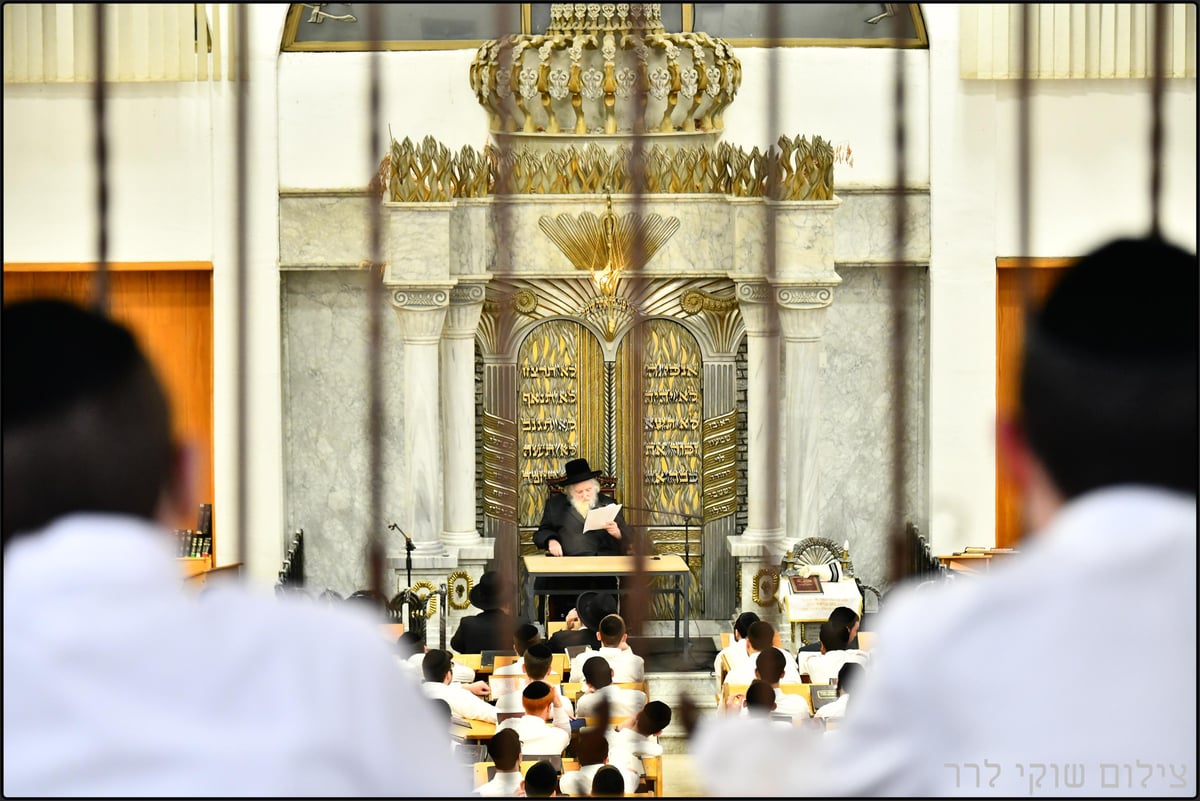 הגר"מ שטרנבוך בישיבת חברון