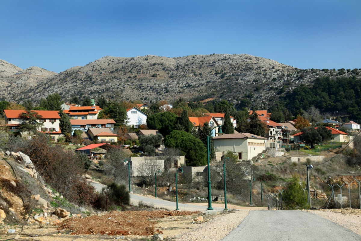 היישוב נווה אטיב סמוך לחרמון