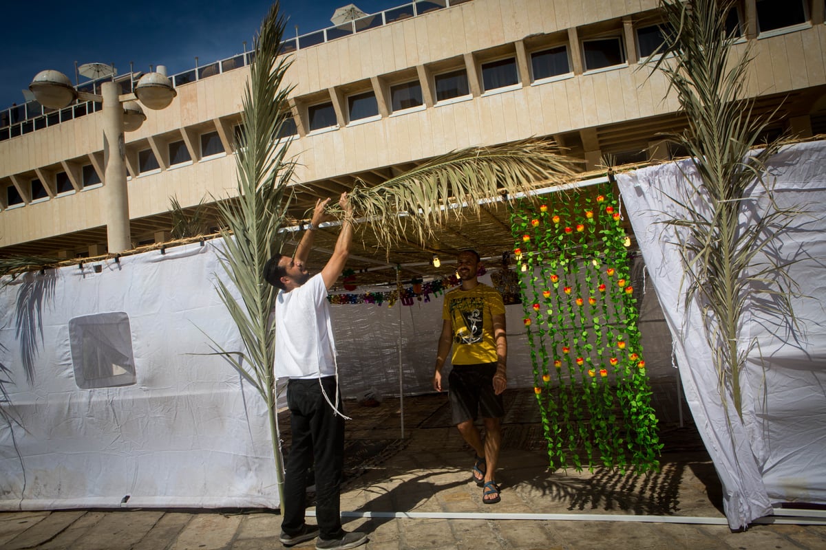 אלמנטים טבעיים לקישוט הסוכה