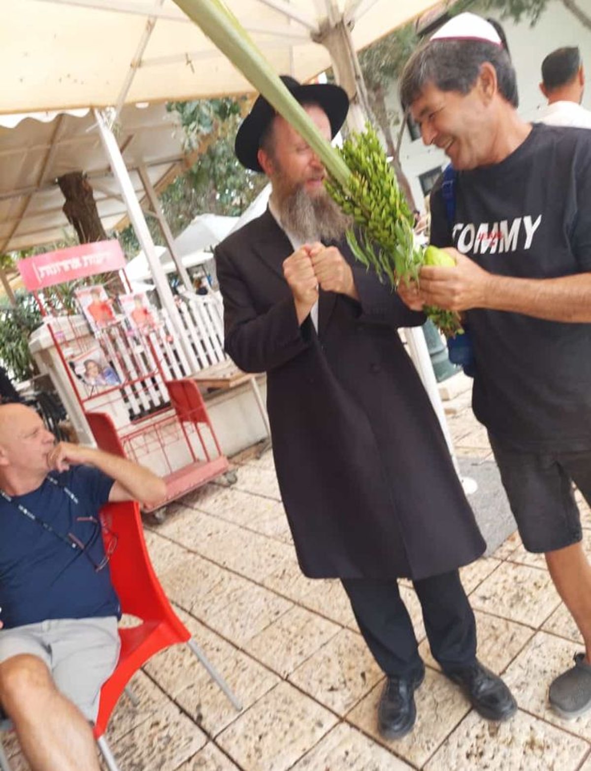 תיעוד חג מרהיב: עמך בית ישראל נוטלים ארבעת המינים