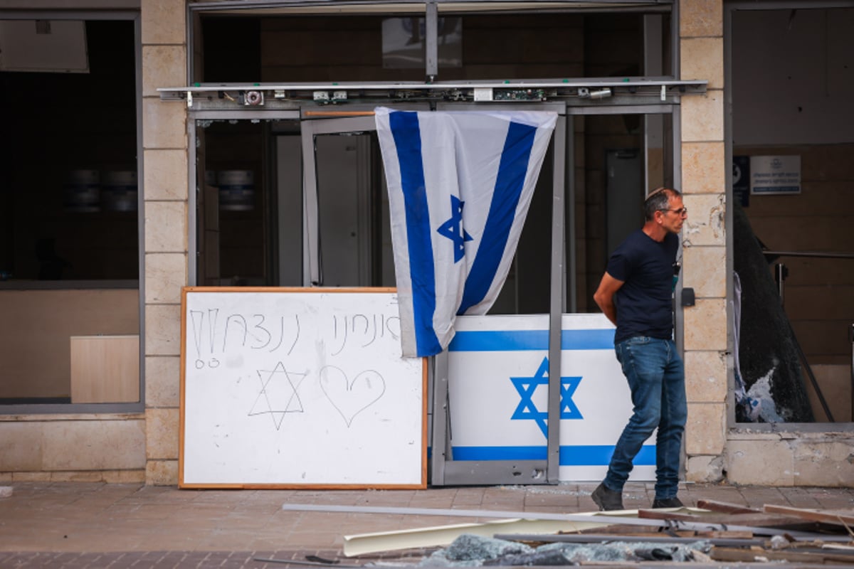 זירת נפילה באשקלון, ביום שני