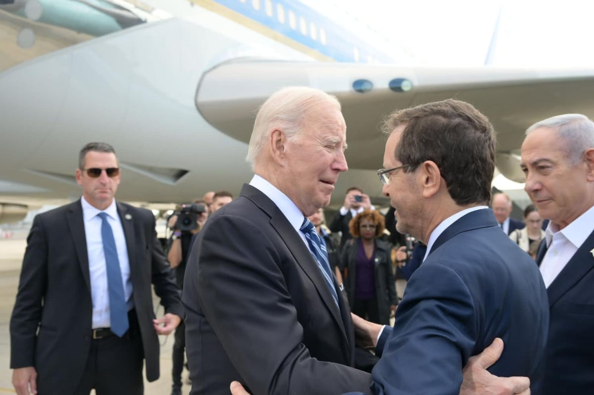 כך נשיא ארה"ב ג'ו ביידן התקבל בנתב"ג • צפו