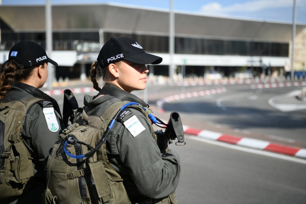 היערכות לוחמי מג"ב ומשטרת ישראל בשטח