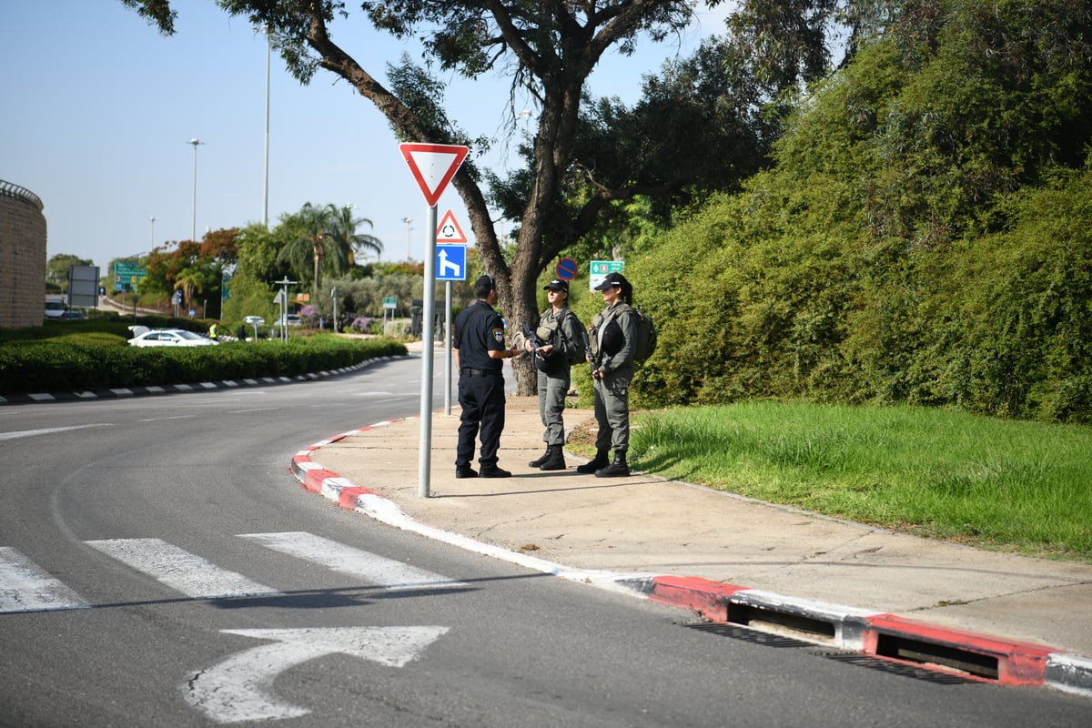 היערכות לוחמי מג"ב ומשטרת ישראל בשטח