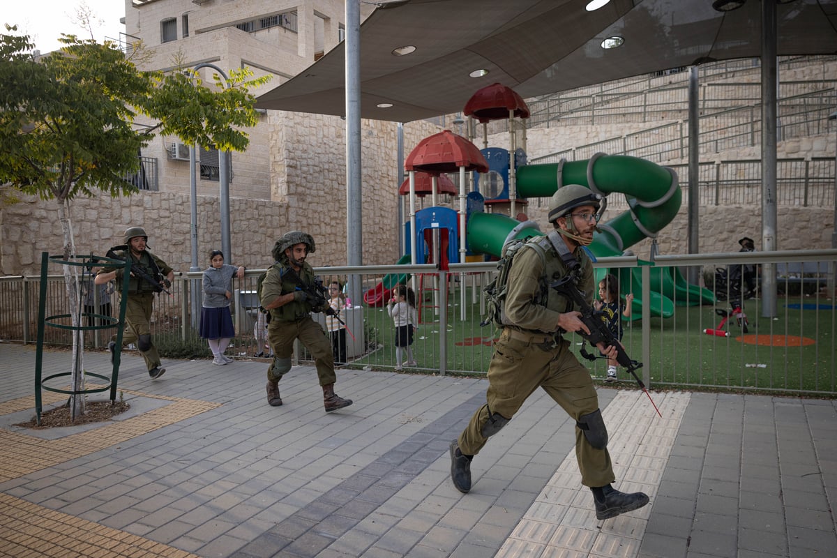 בביתר עילית תרגלו חדירת מחבלים לעיר החרדית | תיעוד