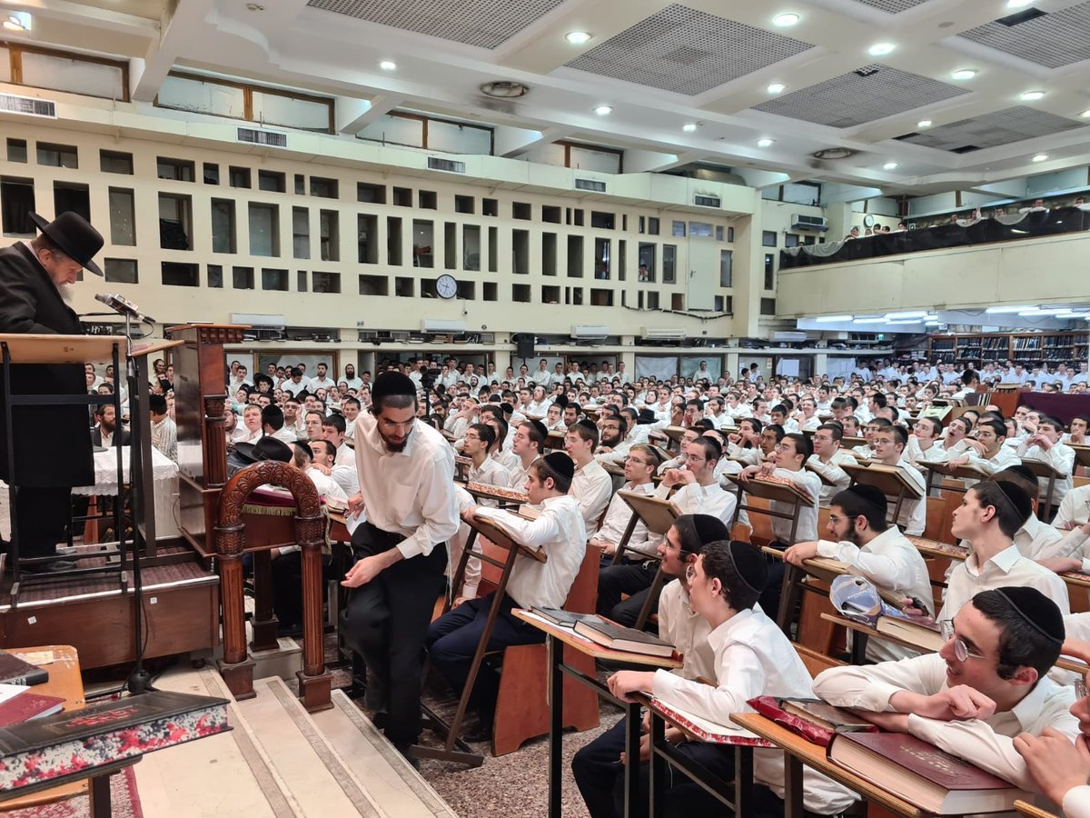 ההספד בישיבת פוניבז'