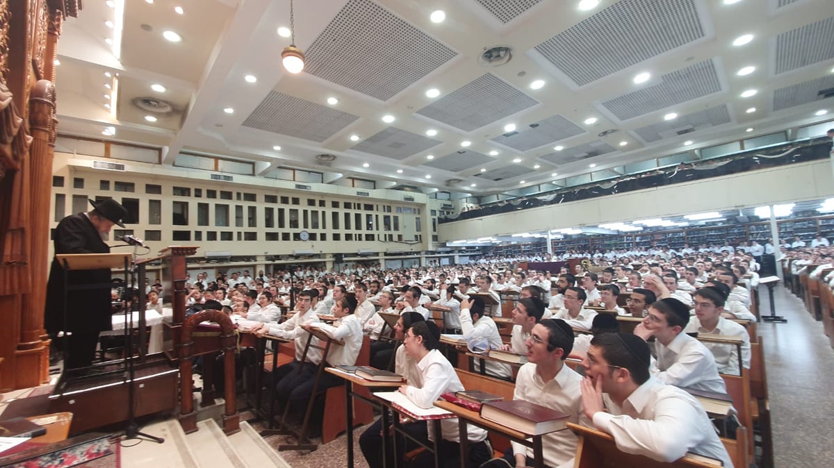 ההספד בישיבת פוניבז'