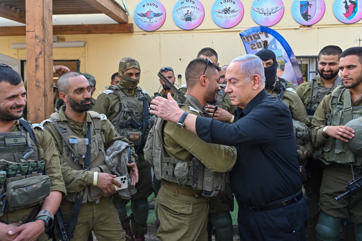 נתניהו בגדוד הבדואי