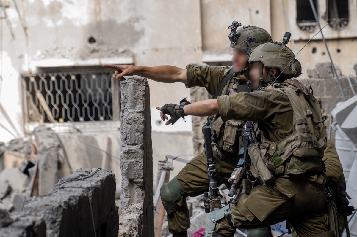 לוחמי צה"ל נלחמים בעומק רצועת עזה
