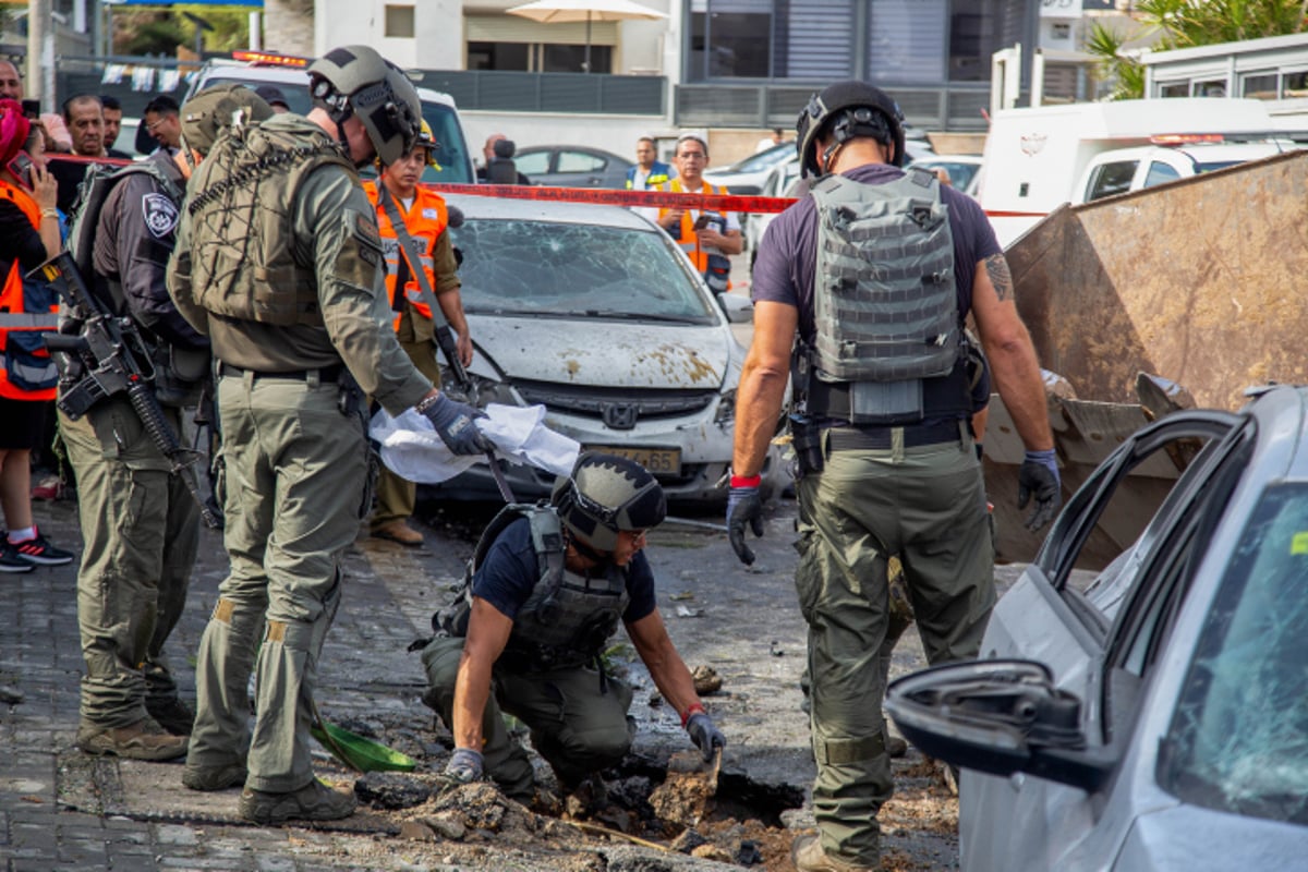 רקטה שנפלה באשקלון במלחמה הנוכחית | ארכיון