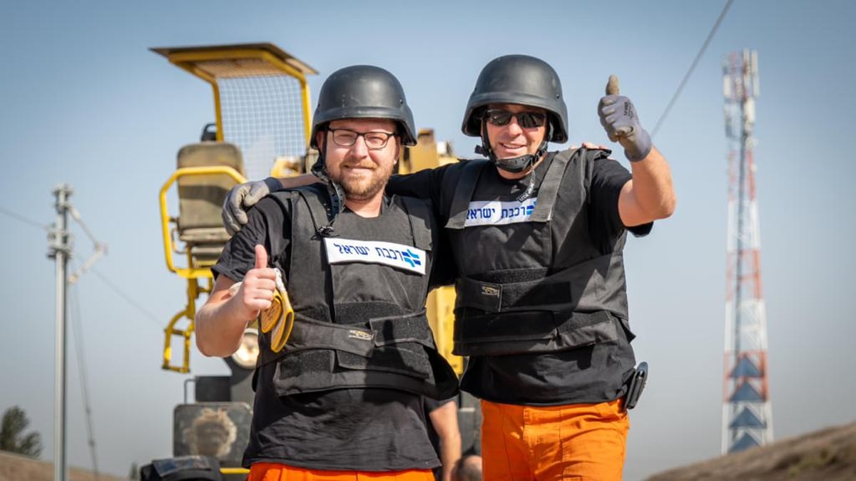 רכבת ישראל החלה לשקם את המסילות שנפגעו מרקטות ורסיסים