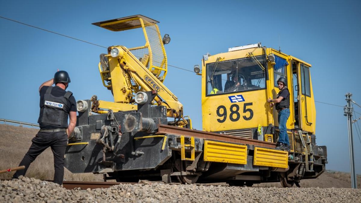 רכבת ישראל החלה לשקם את המסילות שנפגעו מרקטות ורסיסים