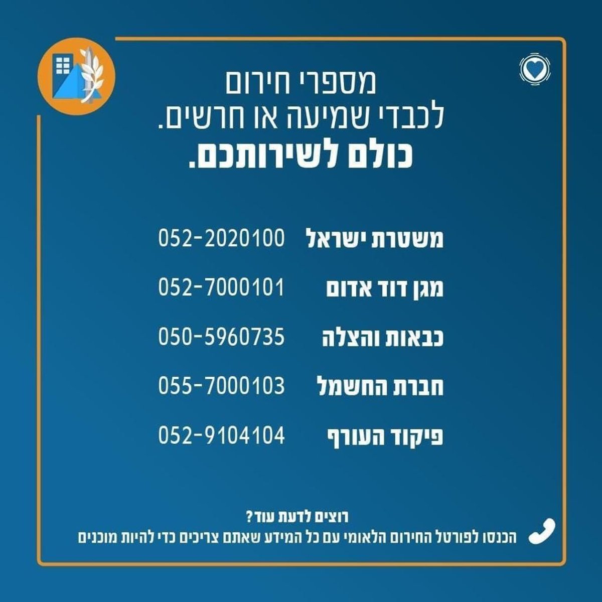 המודעה שפורסמה במהלך הלילה